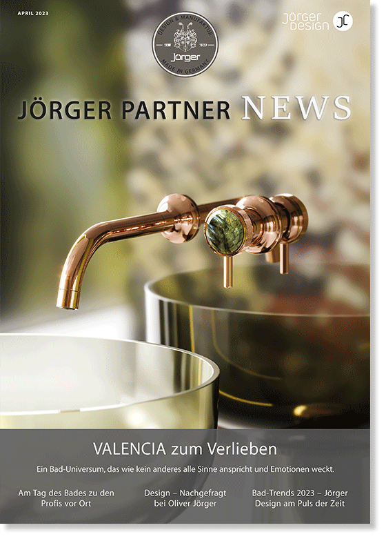 Jörger Design, Valencia, Rosegold, Natursteine, Labradorit, Partner News, April Ausgabe, modern, luxuriös, elegant, Bad, Badezimmer, Armatur, Waschtisch, Natur, Inspiration, Joerger