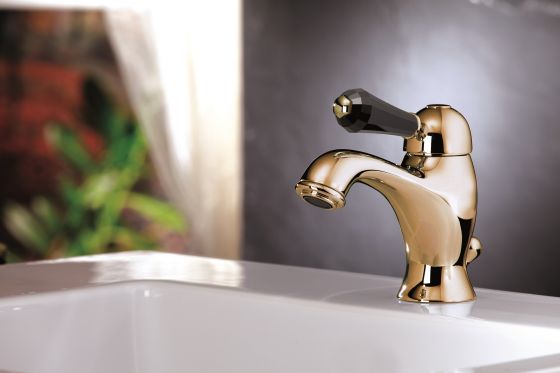 Delphi Deco  Смеситель для умывальника однорычажный на одно отверстие  Благородная латунь 