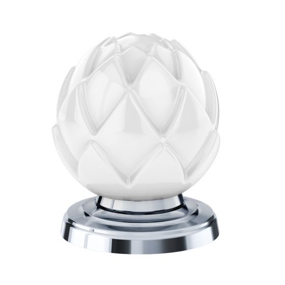 JÖRGER Belledor Вариант декора ручки: хром и белый фарфор FÜRSTENBERG