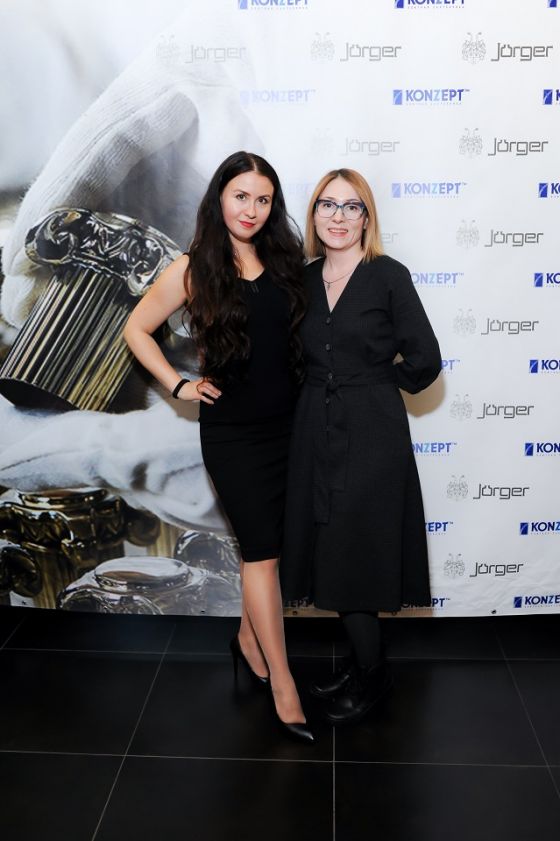 Jörger Презентация новых коллекций Jörger в салоне Konzeptt c Мария Максакова (Konzept) и Виктория Слесарева.