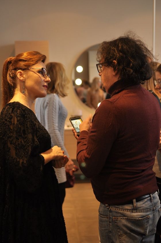 Jörger Präsentation der Jörger Neuheiten im LV Studio Salon mit Anna Mitsykh (Jörger) und Andrey Ermolinskiy 