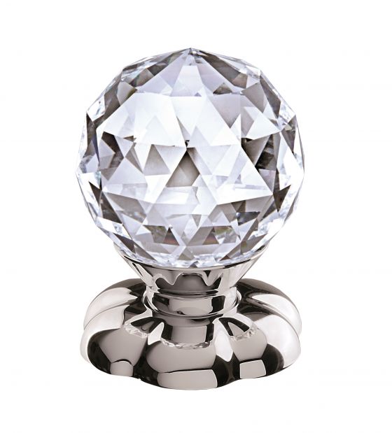 Jörger Florale Crystal Griffvariante Silbernickel / kristallklar