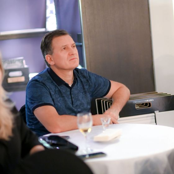 Joerger Design, KONZEPT, деловой ужин, дизайн интерьера, презентация, Анна элитная сантехника, дизайнер Олег Резников, архитектор, смеситель, дизайн ванной, салон сантехники