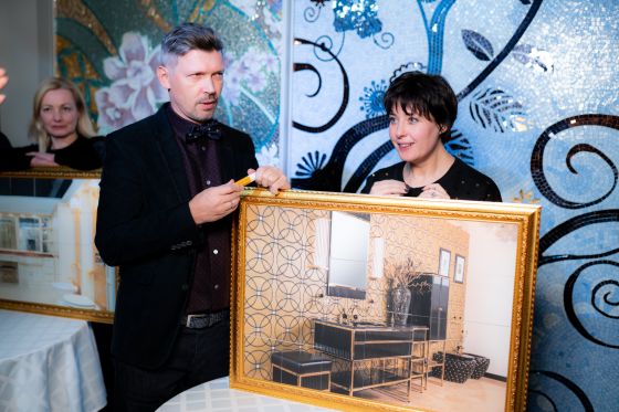 Gewinner des Wettbewerbs - Татьяна Вакуева (Architektin) und Alexander Krivitsky(Architekt)