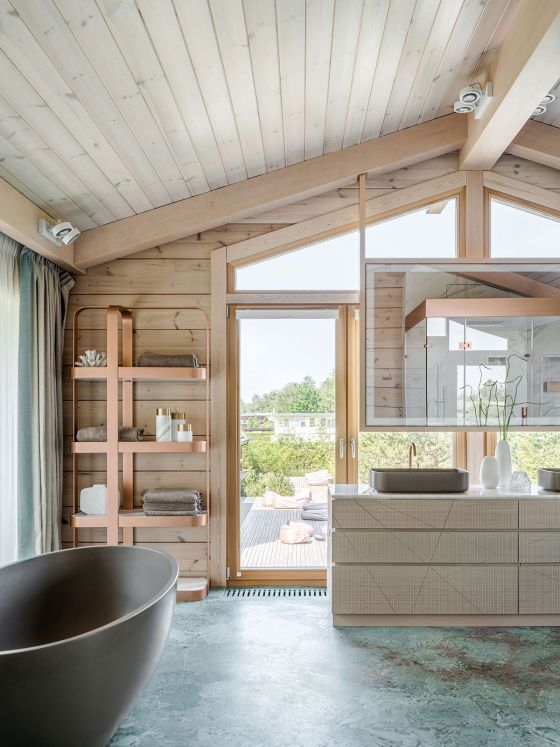 Jörger Design, дизайнер Мария Иванова, Charleston Royal, смеситель на раковину, тумба с раковиной, розовое золото, ванна овальная, oasis, эко-шик, дизайнерский интерьер, ванная с окном