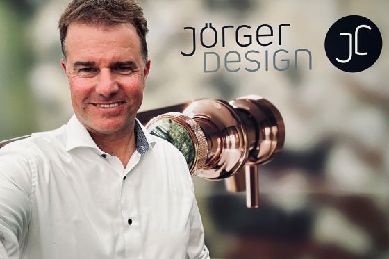 Jörger Design, Oliver Jörger, Korsing, Kooperation, Bildergalerie, Impressionen, Messeauftritt, Hausmesse, Köln, Jubiläumsmesse, Waschtisch, Armaturen, Bad, Gäste-Bad, Ein-Hebel-Mischer, Belledor, Delphi, Eleven, Exal, Valencia, Roségold