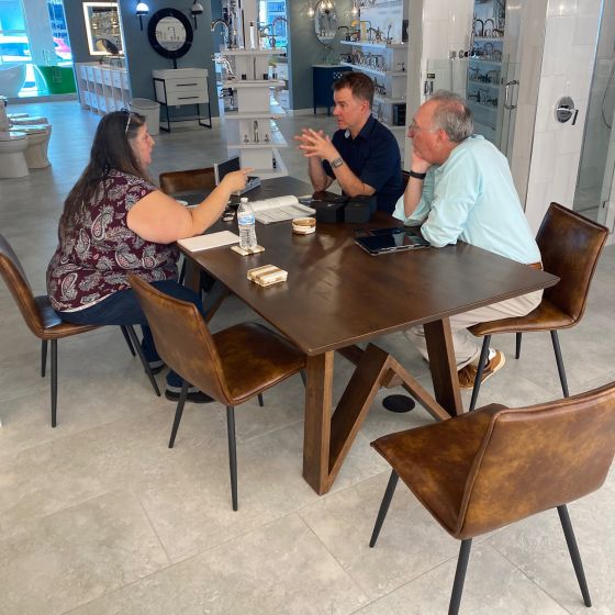 Jörger Design, Oliver Jörger, Geschäftsreise, USA, Al Rykus, Pamela Schaffner, Showroom Manager, Florida, Fort Myers, joerger