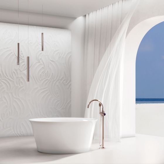 Jörger, Design, Valencia, платина, аметист, драгоценный, премиальный, отдельно стоящая ванна, напольный смеситель, интерьер ванной, tulip, Duravit, Филипп Старк, joerger