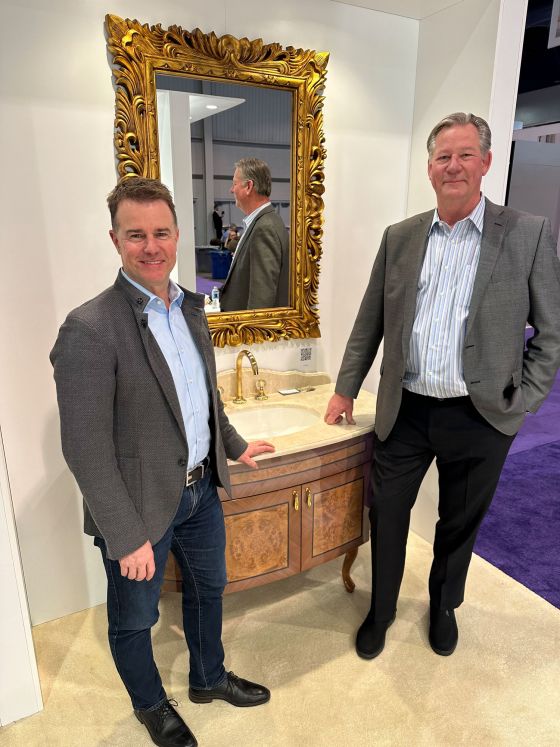 JÖRGER Design, bathroom aesthetics, luxury bathroom faucets, fittings, KBIS 2023, Oliver Jörger, USA, Las Vegas, sales, business partner, sales representative, Steve Hartenhoff, Orange County, San Diego, Arizona, KBIS booth, Armadi Art