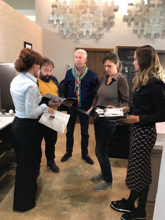 Jörger Знакомство с новыми коллекциями Jörger в салоне Концепт Anna Mitsykh (Jörger) и Aндрей Kомаров (Konzept), Alla Averina, Valeria Polischuk, Nikita Matuschin. 