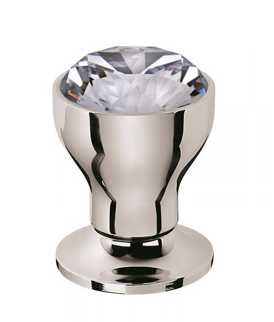 Jörger Palazzo Crystal Griffvariante Silbernickel / kristallklar