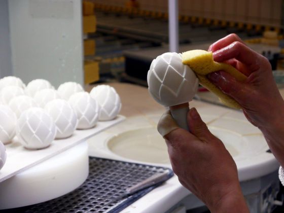 JÖRGER FÜRSTENBERG  Производство фарфоровых ручек-бутонов для серии BELLEDOR