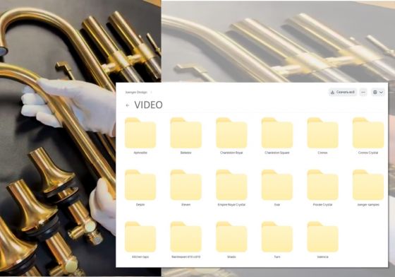Jörger Design, Design Armature, Mediathek, Video, Produktvideo, Download, Shorts, Reels, soziale Medien,