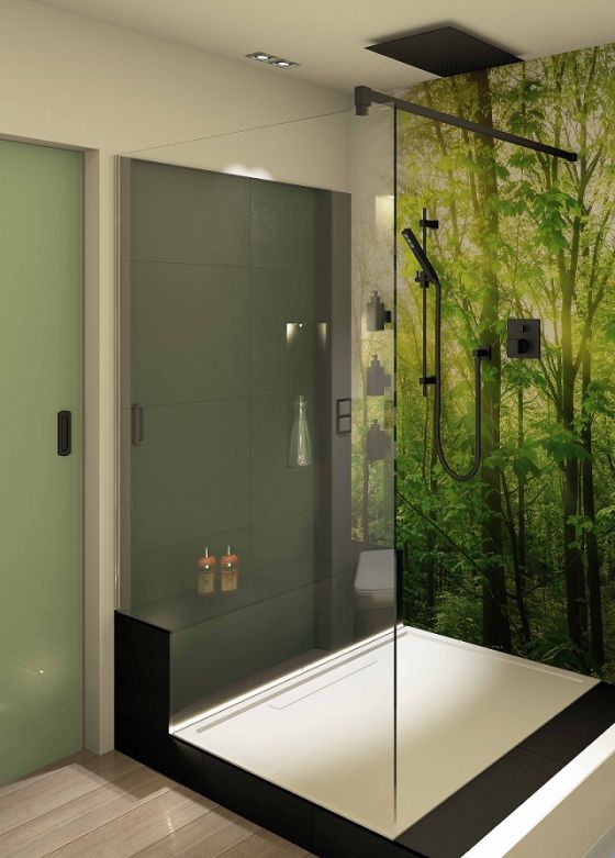 JÖRGER Acubo Душевая комбинация, покрытие "Черный матовый"