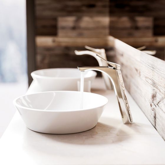 Jörger Design, Eleven, neu, modern, Designarmatur, Kollektion, Einhebelmischer, XXL, Silbernickel,  Waschbecken, Deco, PAA, silkstone, weiß, halbmatt