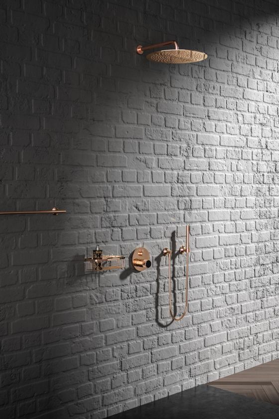 Industrieloft Bad v20 Dusche