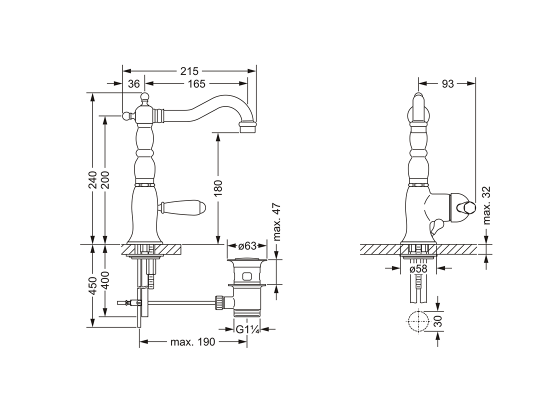 109.10.333.xxx Specification drawing mm