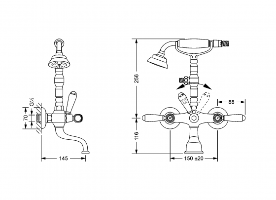 109.20.105.xxx Specification drawing mm