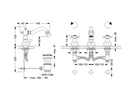 109.30.100.xxx Specification drawing mm
