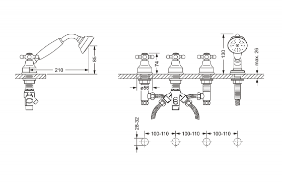 109.40.150.xxx Specification drawing mm