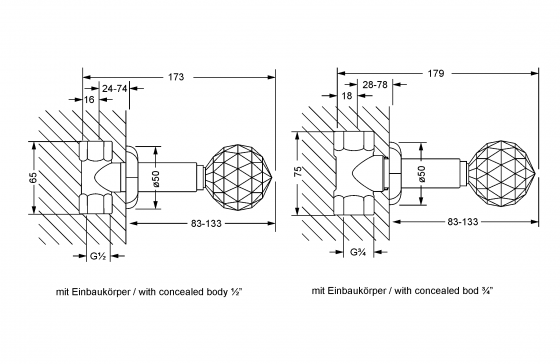 600.50.234.xxx-AA Specification drawing mm