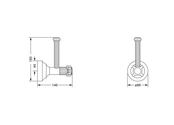607.00.015.xxx Specification drawing mm