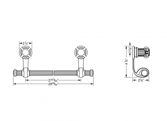 607.00.040.xxx Specification drawing inch