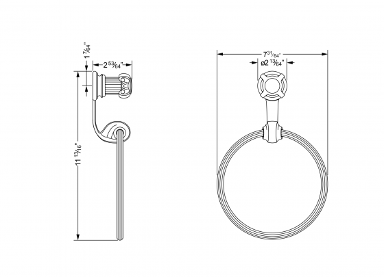 607.00.047.xxx Specification drawing inch