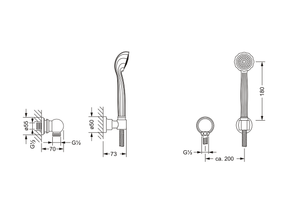 607.13.200.xxx Specification drawing mm
