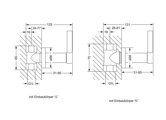 615.50.234.xxx Maßzeichnung mm