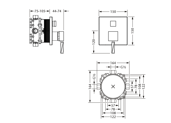 623.20.125.xxx Specification drawing mm