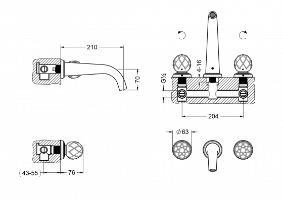 631.30.360.xxx-AA Размер mm