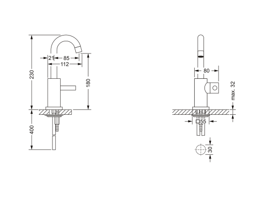 634.10.224.xxx Specification drawing mm