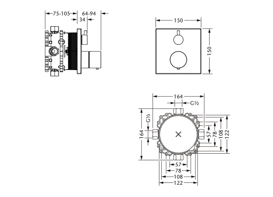 634.40.385.xxx Specification drawing mm
