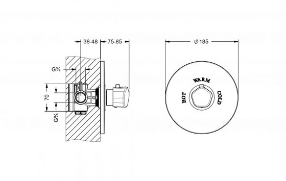 635.40.520.xxx-AA Specification drawing mm