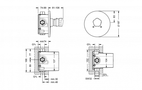 635.40.555.xxx-AA Specification drawing mm
