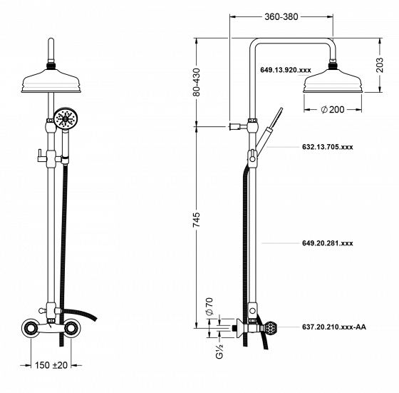 637.20.412.xxx-AA Specification drawing mm