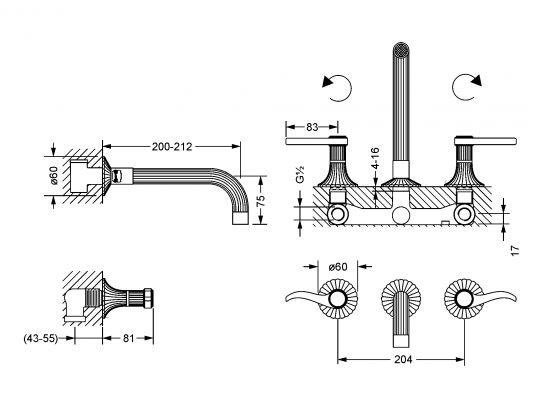 637.30.365.xxx Specification drawing mm