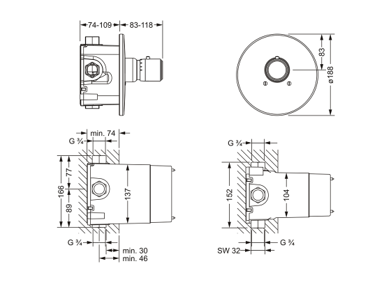637.40.560.xxx Maßzeichnung mm