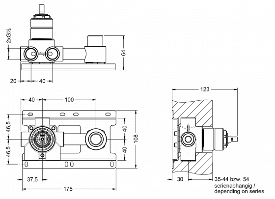 649.20.364.000 Specification drawing mm