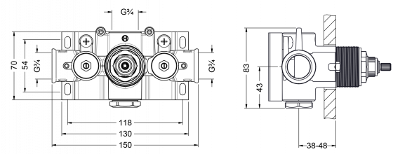 649.40.520.000 Maßzeichnung mm