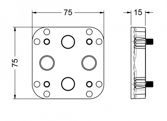 848.14.184.000 Specification drawing mm
