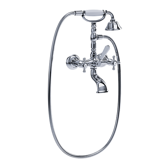 Bath tub mixer - Exposed tub/shower mixer, inclusive shower set ½“ - Article No. 109.20.100.xxx