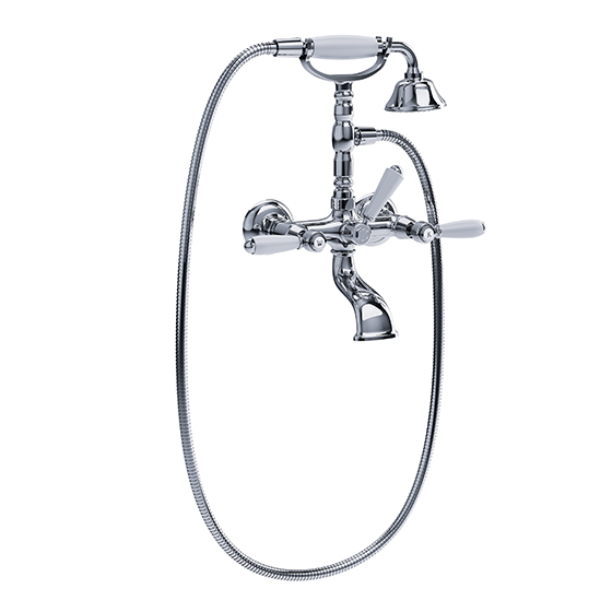 Bath tub mixer - Exposed tub/shower mixer, inclusive shower set ½“ - Article No. 109.20.105.xxx