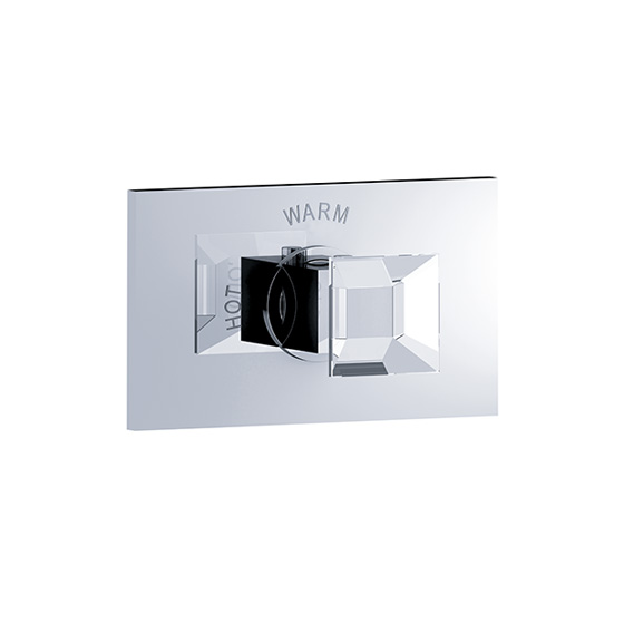 Shower mixer - Concealed wall thermostat without flow control, assembly set ¾" - Article No. 626.40.520.xxx-AA