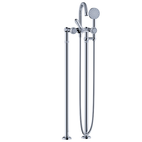 Bath tub mixer - Tub/shower mixer for supply pipes, inclusive shower set ½“ - Article No. 637.20.142.xxx-AA