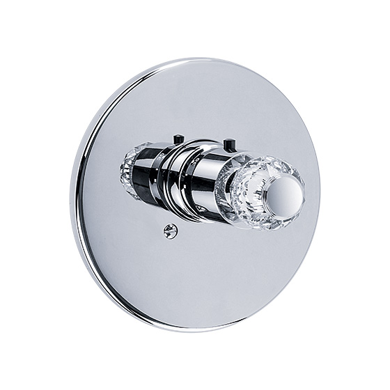 Shower mixer - Concealed wall thermostat without flow control, assembly set ¾" - Article No. 637.40.555.xxx-AA
